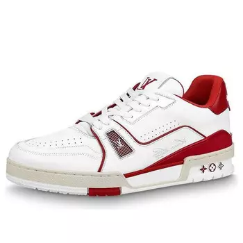 Кроссовки trainers 'white red' Louis Vuitton, белый
