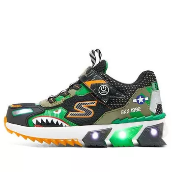 Кроссовки training shoes 'black green' Skechers, черный