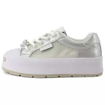 Кроссовки TRANOI Lifestyle Shoes Women's Low-top Silver, серебряный