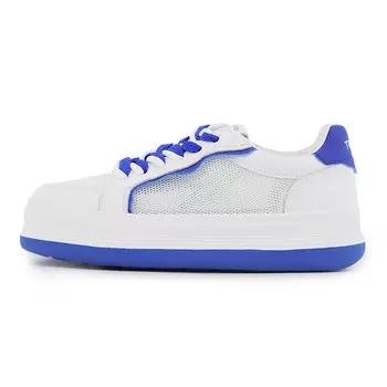 Кроссовки TRANOI Skateboarding Shoes Women's Low-top White/blue, белый