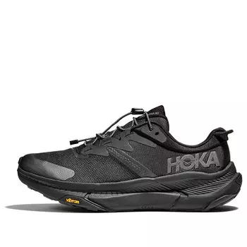 Кроссовки transport 'triple black' Hoka One One, черный