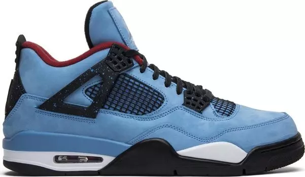 Кроссовки Travis Scott x Air Jordan 4 Retro Cactus Jack, синий