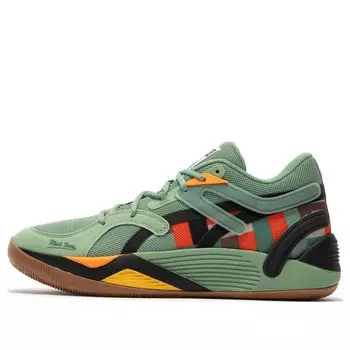 Кроссовки trc blaze court x black fives 'dusty forest' Puma, белый