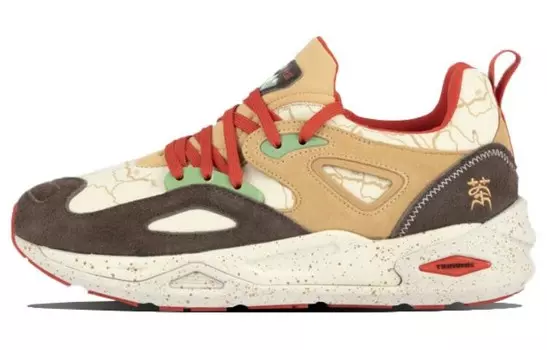 Кроссовки Trc Blaze Running унисекс с низким верхом коричневого цвета Puma
