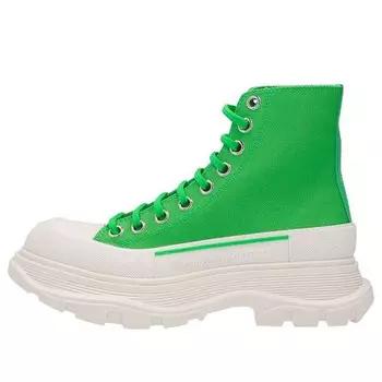 Кроссовки tread slick boots 'green white' Alexander Mcqueen, зеленый