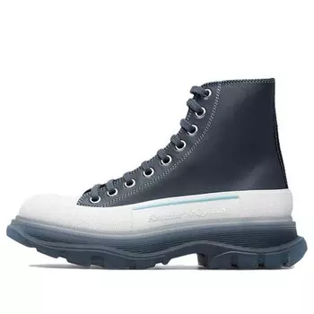Кроссовки tread slick lace-up boots 'navy white' Alexander Mcqueen, синий