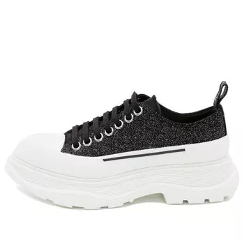 Кроссовки tread slick lace up low 'galaxy black' Alexander Mcqueen, черный