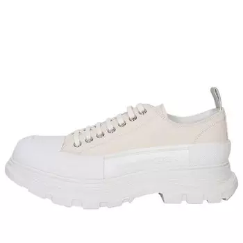 Кроссовки tread slick low-top sneakers 'cream pink white' Alexander Mcqueen, розовый