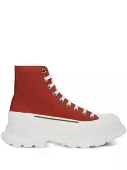 Кроссовки Tread Slick Red/White Alexander McQueen, красный