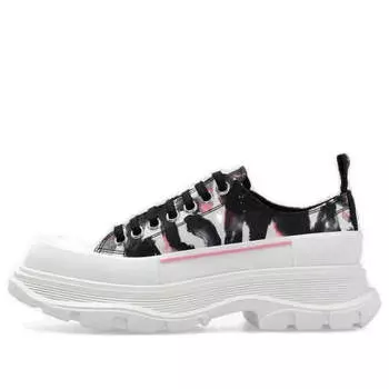 Кроссовки tread slick sneakers 'white black pink' Alexander Mcqueen, белый