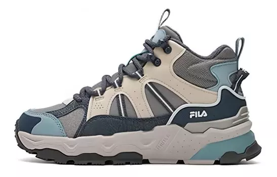 Кроссовки TREK 1S MID WE Chunky женские низкие серый/синий Fila