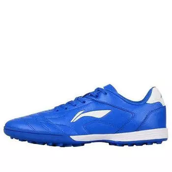 Кроссовки тренировочные футбольные бутсы tf Li-Ning, синий