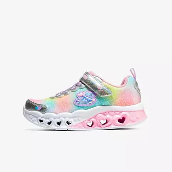 Кроссовки трепещут огнями сердечек Skechers, мультиколор