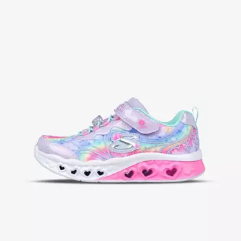 Кроссовки трепещут огнями сердечек Skechers, мультиколор