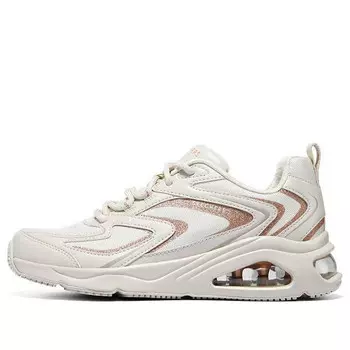 Кроссовки tres-air 'shimm airy - white rose gold' Skechers, белый