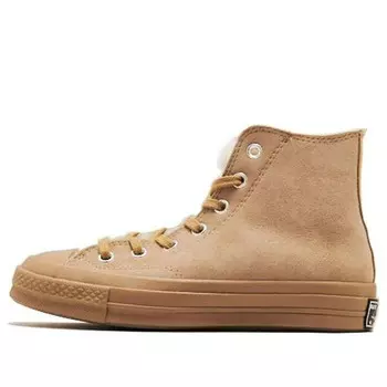 Кроссовки tri panel x chuck 70 hi 'khaki shearling' Converse, коричневый
