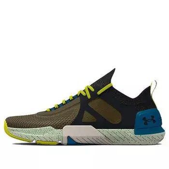 Кроссовки tribase reign 4 pro 'tent black' Under Armour, коричневый