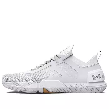 Кроссовки tribase reign 4 'white metallic silver' Under Armour, белый