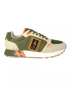 Кроссовки Tricolori зеленые Aeronautica Militare, мультиколор