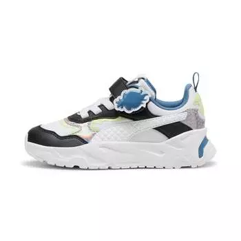 Кроссовки Trinity PUMA Little Kids x TROLLS, цвет white/black/cool cucumber
