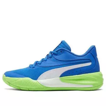 Кроссовки triple basketball 'bluemazing green glare' Puma, синий