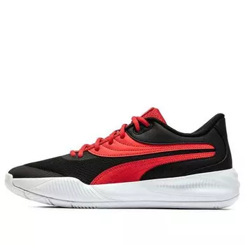 Кроссовки triple low 'black high risk red' Puma, черный
