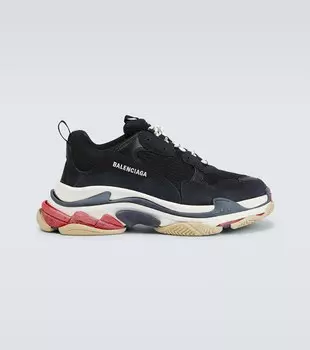 Кроссовки Triple S Balenciaga, черный