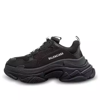 Кроссовки triple s 'black' Balenciaga, черный