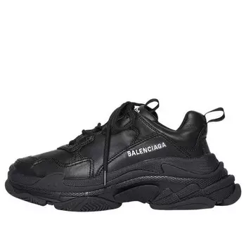 Кроссовки triple s 'black' Balenciaga, черный