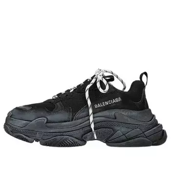 Кроссовки triple s 'black' Balenciaga, черный