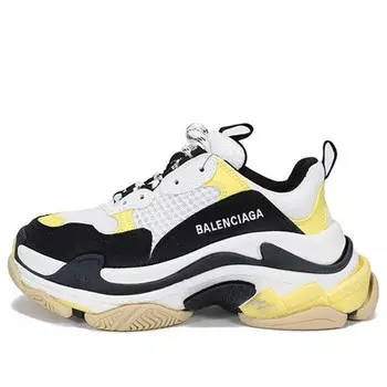 Кроссовки triple s 'black yellow' Balenciaga, белый
