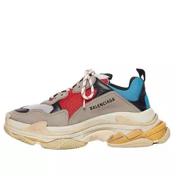 Кроссовки triple s 'blue red' Balenciaga, синий