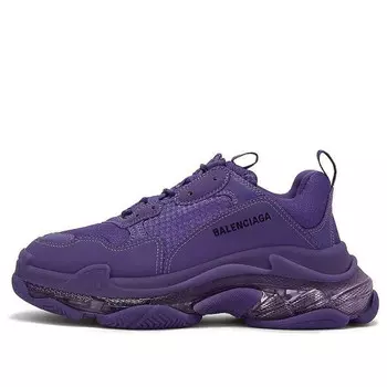 Кроссовки triple s clear sole 'deep purple Balenciaga, фиолетовый