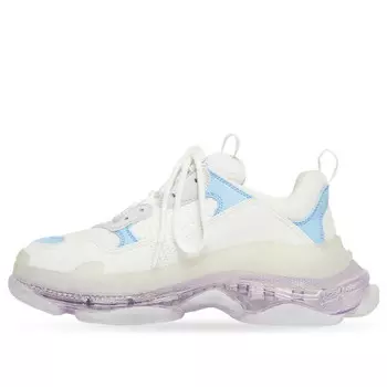 Кроссовки triple s 'clear sole - light blue purple' Balenciaga, белый