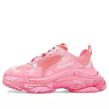 Кроссовки triple s faded sneaker 'dark pink' Balenciaga, розовый