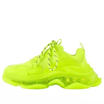 Кроссовки triple s 'fluo yellow' Balenciaga, желтый