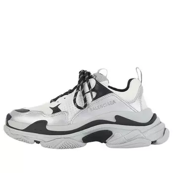 Кроссовки triple s 'grey silver' Balenciaga, серый