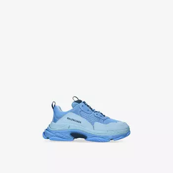 Кроссовки Triple S из искусственной кожи и сетки для 3–8 лет Balenciaga, синий