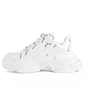 Кроссовки triple s sneaker 'all over logo - white' Balenciaga, белый
