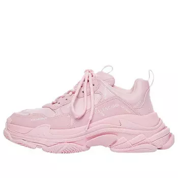 Кроссовки triple s sneaker 'allover logo - pink' Balenciaga, розовый