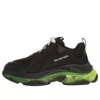 Кроссовки triple s sneaker 'black yellow fluo' Balenciaga, черный