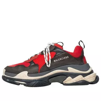 Кроссовки triple s sneaker 'bred' Balenciaga, красный