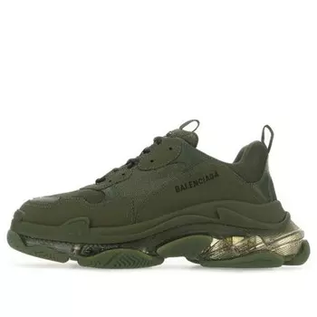 Кроссовки triple s sneaker 'clear sole - green' Balenciaga, зеленый