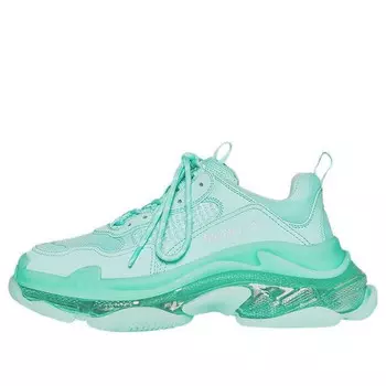 Кроссовки triple s sneaker 'clear sole - mint' Balenciaga, зеленый