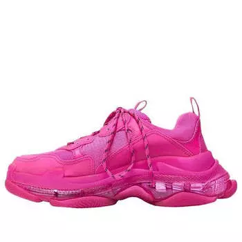 Кроссовки triple s sneaker 'clear sole - pink' Balenciaga, розовый