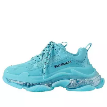 Кроссовки triple s sneaker 'clear sole - turquoise' Balenciaga, синий