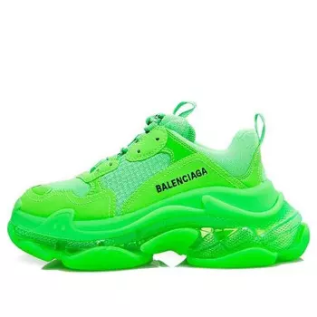 Кроссовки triple s sneaker 'green' Balenciaga, зеленый