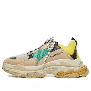 Кроссовки triple s sneaker 'green yellow' 2018 Balenciaga, желтый