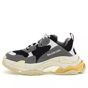 Кроссовки triple s sneaker 'grey yellow' Balenciaga, серый