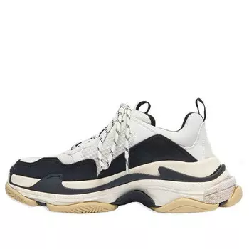 Кроссовки triple s sneaker 'white black' Balenciaga, белый